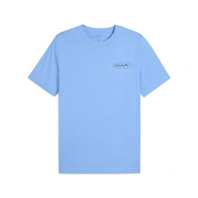 Abbildung von Puma Graphics Circles Tshirt print, Herren, Größe: Large, Team light blue