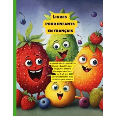 Abbildung von Livres pour enfants en français: Apprendre fruits et chiffres, éducatifs les jeunes enfants, de 0 à 5 ans, ... (Livres contes français)