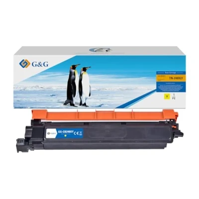 Abbildung von G&amp;G TN248 XL Toner kompatibel mit Brother TN 248 248XL für DCP L3520CDW, L3520CDWE, HL L8230CDW, MFC L3740CDW, L3220CW (Gelb)