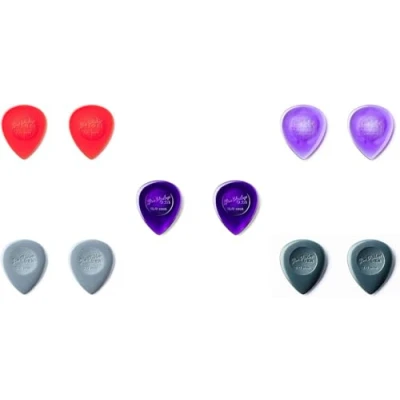 Abbildung von Dunlop Big Stubby Gitarrenplektren, Probe Mix Pack (2 von jeder Stärke), 10 Stück pro Spielerpackung