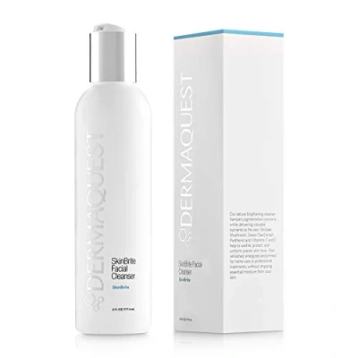 Abbildung von DermaQuest SkinBrite Gesichtsreiniger, beruhigend, feuchtigkeitsspendend &amp; aufhellend unebener Hautton für Hyperpigmentierung, 180 ml oz.