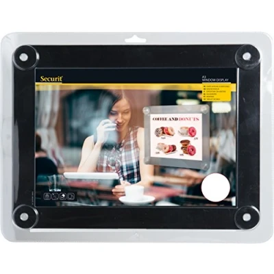 Abbildung von Securit Fenster Schildhalter A3 schwarz