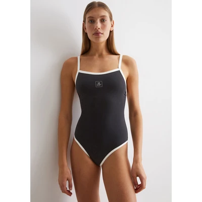 Abbildung von Marc O&#039;Polo Badeanzug Summer Blacks mit kontrastierenden Designakzenten