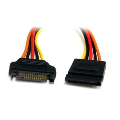 Abbildung von StarTech.com SATA Verlängerung 30cm S ATA 15 Pin Stromverlängerung Stecker / Buchse interne Serial