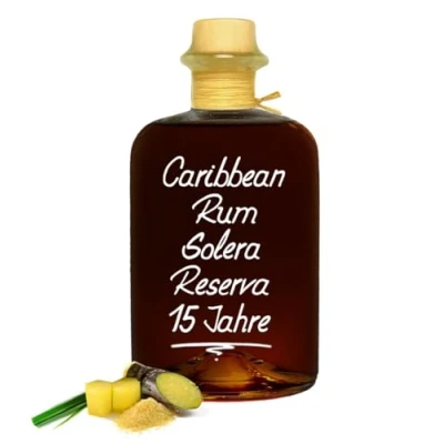 Abbildung von Rum 15 Jahre 0,7L Caribbean Ron Solera Reserva sehr weich 40% Vol. 700ml