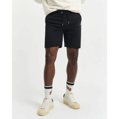 Abbildung von GANT Regular Shield Jogging KURZ = Shorts, Herren, Größe: Medium, Schwarz