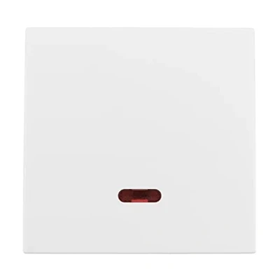Abbildung von MC POWER Kontroll Schalter SHALLOW 250V /10A, UP, Klemmanschluss, weiß, matt