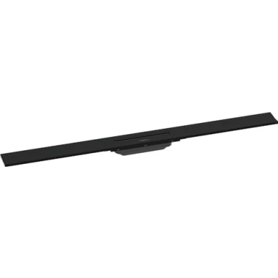 Abbildung von hansgrohe RainDrain Flex Fliesen Brausegarnitur 1000 mm für Wandmontage/kürzbar mattschwarz