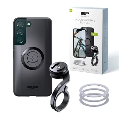Abbildung von SP CONNECT Mountain Bike Bundle SPC+ kompatibel mit Samsung S22 Handyhalter für Mountainbike MTB Handy Halterung Gadget