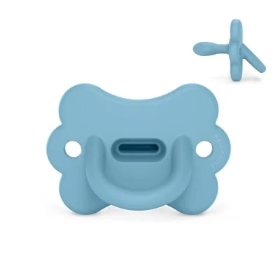 Abbildung von Suavinex, Silikon Schnuller, für Babys 6/18 Monate, mit physiologischem SX Pro Sauger, weich &amp; flexibel, ideal zum Schlafen, respektiert die Mundentwicklung, Butterfly, Infinity Blue