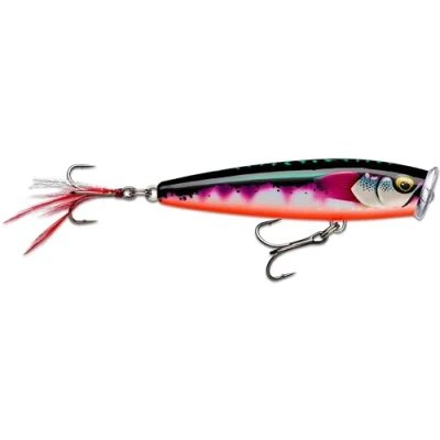 Abbildung von Rapala Skitter Pop Elite Balsa Fischereiköder (Blei frei) Lure Mer &amp; Frischwasser schwimmend Oberflächenschwimmtiefe Größe 9,5 cm / 17g Made in Estland vergoldete Toman