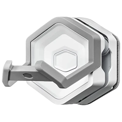 Abbildung von Cooler Master GEM Halterung für Peripheriegeräte wie Controller, Headsets, VR Headset &amp; Gaming Pads Magnetischer Haken trägt bis 2kg, Tragkraft auf nichtmagnetischen Oberflächen 1,5 kg Weiß