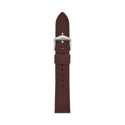 Abbildung von Fossil Uhrenband für Damen 18 mm LiteHide Leder braun, S181507