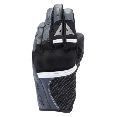Abbildung von Dainese Namib Gloves, Sommer Motorradhandschuhe, mit elastischem und belüftetem Stoff, Touchscreen, Mann, Schwarz/Eisengrau, XL