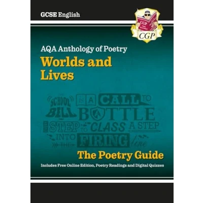 Abbildung von New GCSE English AQA Poetry Guide Worlds &amp; Lives Anthology inc. Online Edition, Audio Quizzes (CGP Poetry)
