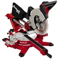 Abbildung von Einhell Zug , Kapp und Gehrungssäge TE SM 2534 Dual, 1800 W, 5100 U/min, Tischverlängerungen