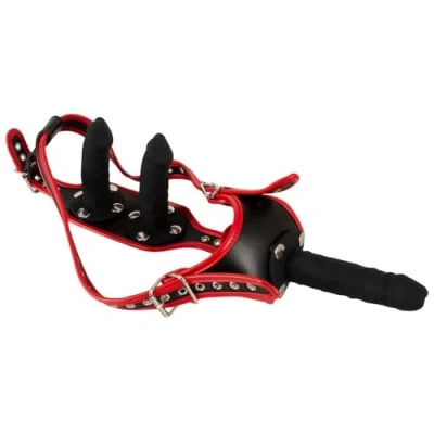 Abbildung von Strap on String plus 3 abnehmbare Silikon Dildos