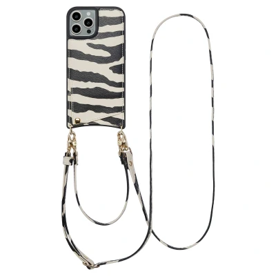 Abbildung von Apple iPhone 15 Pro Hülle Kunstleder Selencia Hard Case/Backcover Handyhülle Bunt