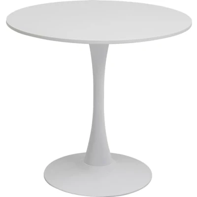 Abbildung von Kare Design Tisch Schickeria, Weiß, Esstisch, rund, Durchmesser 80cm, 74x80x80 cm (H/B/T)