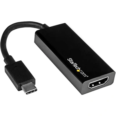 Abbildung von StarTech.com USB C auf HDMI Adapter Thunderbolt 3 kompatibel Schwarz 4K 30Hz