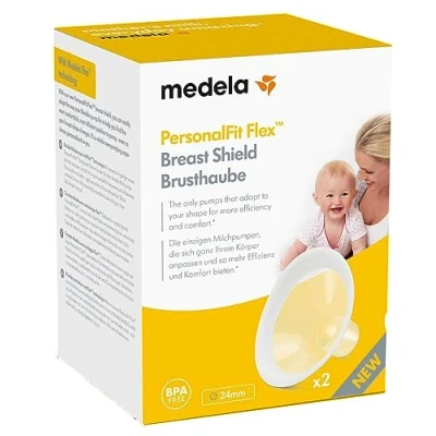 Abbildung von Medela Milchpumpe Zubehör Set PersonalFit Flex Brusthauben für Milchpumpen Gr. S XL, BPA frei gefertigt