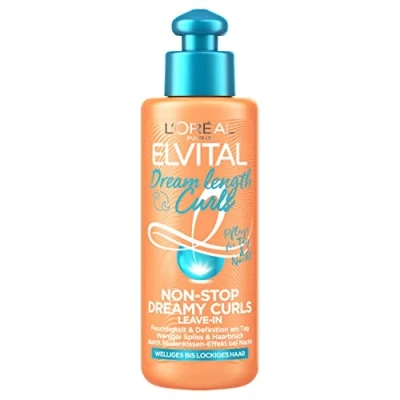 Abbildung von L&#039;Oréal Paris Elvital Leave In Conditioner für definierte Locken, Anti Frizz Haarkur mehr Schwung und Griffigkeit, Dream Length Curls Non Stop Dreamy Curls, 1 x 200 ml