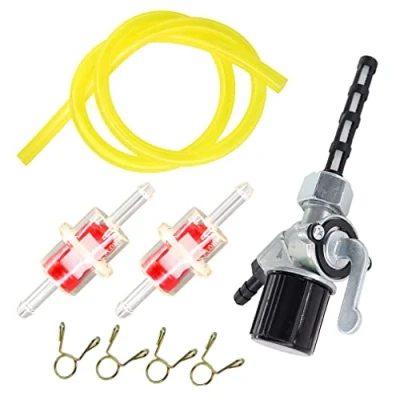 Abbildung von AISEN Benzinhahn mit Benzinfilter Benzinschlauch für Simson AWO S50 S51 S70 S53 SR50 SR80 MZ RT TS ES ETZ IFA 125 150 250