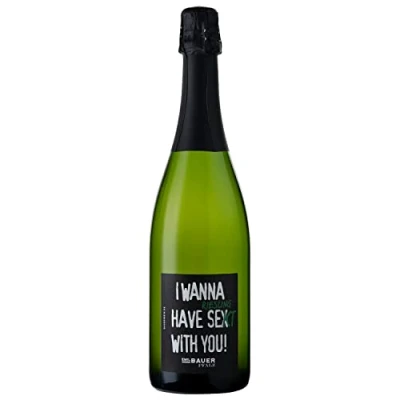 Abbildung von Emil Bauer Riesling Sekt &quot;I wanna have Se(x)kt with you!&quot; Trockener aus der Pfalz (1 x 0.75l)
