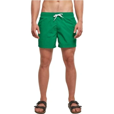 Abbildung von Build Your Brand Herren BY050 Swim Shorts Badehose, ForestGreen, 5XL
