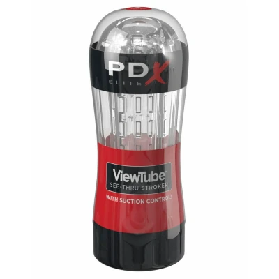 Abbildung von Masturbator &quot;ViewTube See thru Stroker&quot; mit Saugkontrolle, durchsichtig