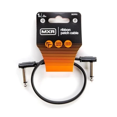 Abbildung von JIM DUNLOP MXR Ribbon Patchkabel, 1 Fuß 0,3 m, 1/4 Zoll Winkelstecker, 30 cm (DCPR1)