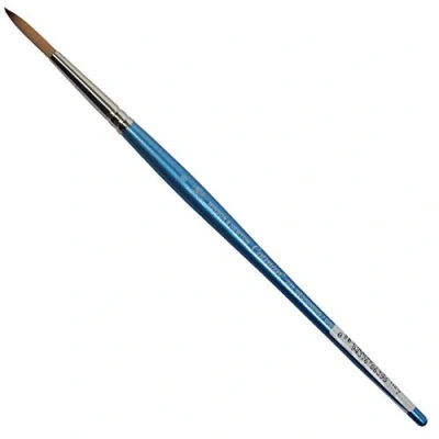 Abbildung von Winsor &amp; Newton 5302006 Cotman Aquarell Synthetikhaar Pinsel Serie 222 Designerpinsel, Schlepperpinsel mit exzellenter Sprungkraft, Farbragekraft und Punktgenauigkeit, kurzer Stiel Nr. 6 3,6 mm