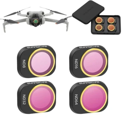 Abbildung von MotuTech Filter Set für DJI Mini 4 Pro Neutraldichtefilter ND8 + ND16 ND32 ND64