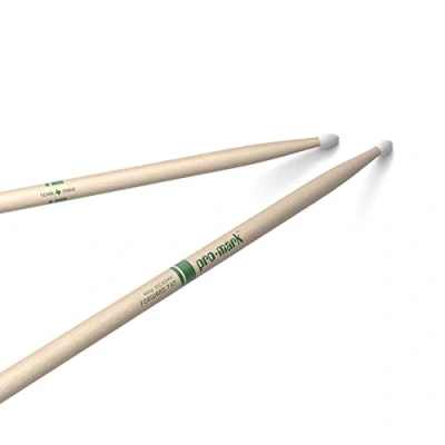 Abbildung von ProMark Drumsticks Schlagzeug Sticks Schlagzeugsticks Klassischer Vorwärts 747 Drum Ovale Nylonspitze Raw Hickoryholz 1 Paar