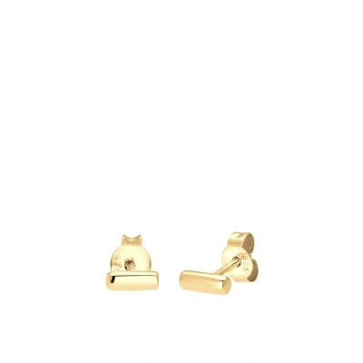 Abbildung von Elli Ohrringe Damen Basic Stab Geo Stecker in 925 Sterling Silber vergoldet