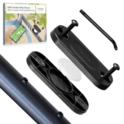 Abbildung von Inovida Apple AirTag Halterung Fahrrad Holder als GPS Tracker für Flaschenhalter Versteck Diebstahlschutz