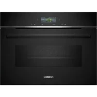 Abbildung von SIEMENS Backofen mit Mikrowelle iQ700 CM724G1B1, Backauszug, Hydrolyse
