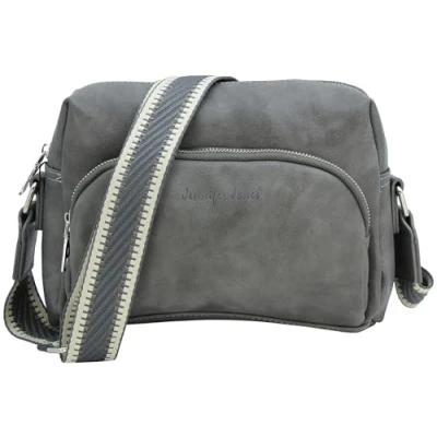 Abbildung von J JONES JENNIFER Schultertasche Modische Damen Umhängetasche Crossbody Bag mit gewebtem Schultergurt
