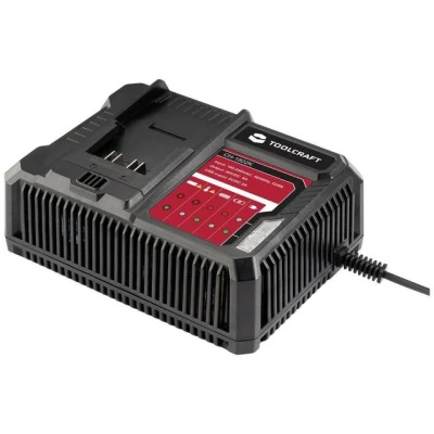 Abbildung von TOOLCRAFT Ladegerät 20 V 8.0 A Akku Ladestation (ohne Akku)