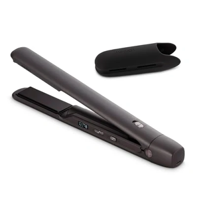 Abbildung von Medion® Glätteisen HS2 MD19865 Keramik Turmalin, kabellos nutzbar, Flexible Styling Platten, 5 regelbare Hitzestufen