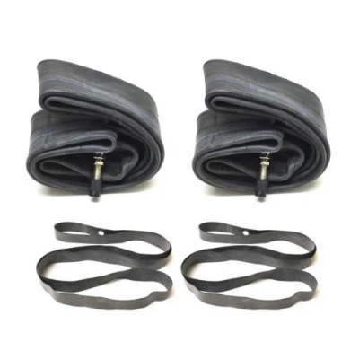 Abbildung von Schlauch + Felgenband Set 2 x 16/2.25 16 Zoll für Simson Mofa Moped Anhänger