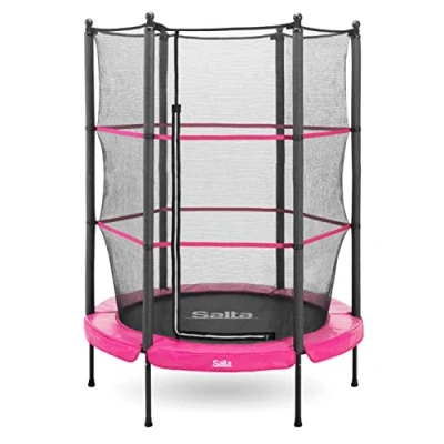 Abbildung von Salta 5426P, Trampolin über der Erde, Rund, 35 kg, 3 Jahr(e), Sicherheitsnetz, Schwarz, Pink