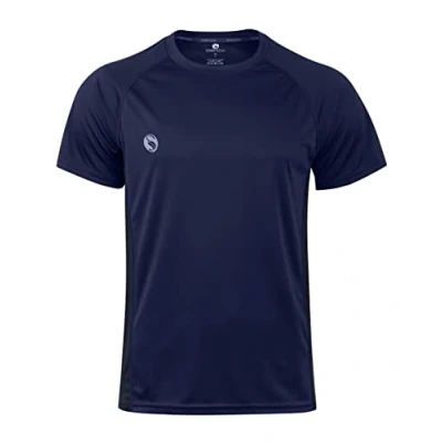 Abbildung von STARK SOUL Sportshirt Fitness T Shirt reflect, Kurzarm Funktionsshirt, Atmungsaktiv Schnelltrocknendes Trainingsshirt Marineblau XL