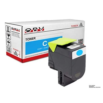 Abbildung von Kompatibel OBV Toner ersetzt Lexmark C2320C0 für C2425 C2535 MC2325 MC2425 MC2640 MC2535 cyan 1000 Seiten