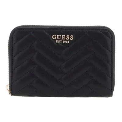 Abbildung von GUESS Anning SLG Medium Zip Around Wallet Black