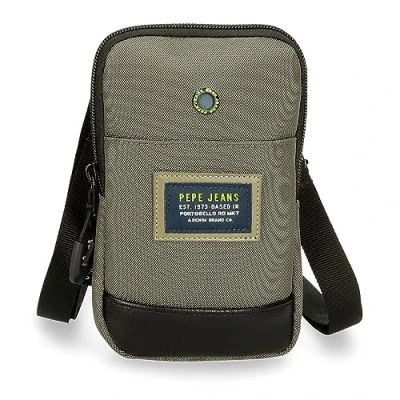 Abbildung von Pepe Jeans Leighton Gepäcktasche für Herren, grün, Talla única, Umhängetasche
