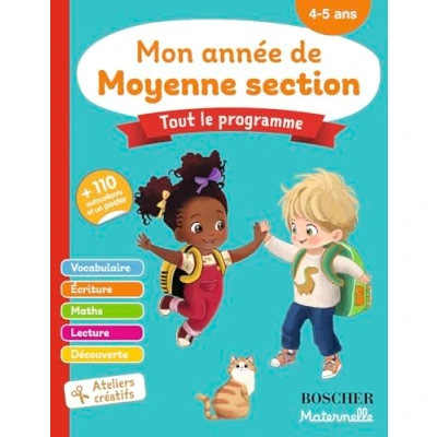 Abbildung von Mon année de Moyenne section N.E. 2024: +110 autocollants et un poster