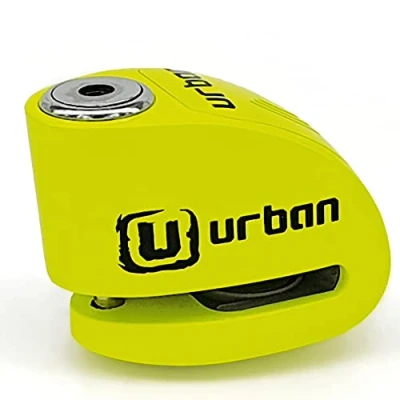 Abbildung von URBAN UR906X Bremsscheibenschloss Alarm 120dB ON/OFF Optionale Aktivierung, Austauschbares Modul, Langlebige Batterie, Erinnerungskabel, Sehr Sichtbar, Universal Diebstahlsicherung Motorrad Roller