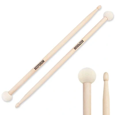 Abbildung von keepdrum FC1 A Drumsticks Mallets Filzkopf Kombisticks