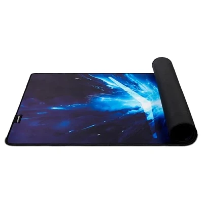 Abbildung von ERAZER Templar X20 Gaming Mauspad XXL (extra groß, 40x90 cm, stark haftende Unterseite, wasserabweisend, robust, strapazierfähig, vernähter Rand)